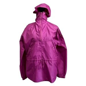 Obermeyer Vintage Ski Snow Jacket 1/4 Zip Pullover Purple  90’s Ladies Size 10